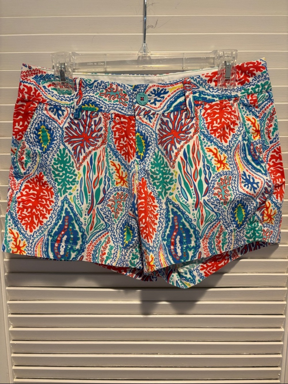 Lilly Pulitzer Size 6 Coral Reef Multicolor Shorts
